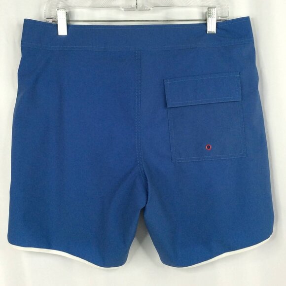 Sperry Swim Trunk Mens Size Medium Blue Mesh Brief Lined - Picture 2 of 7